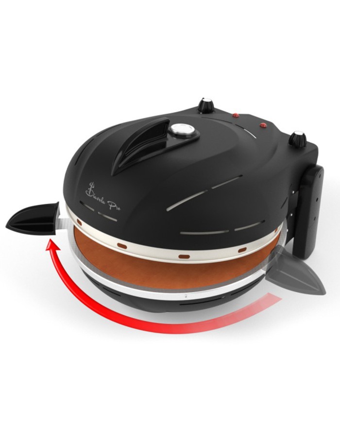 Drehmechanismus für die Pizza während des Backens in der Diavola Pro